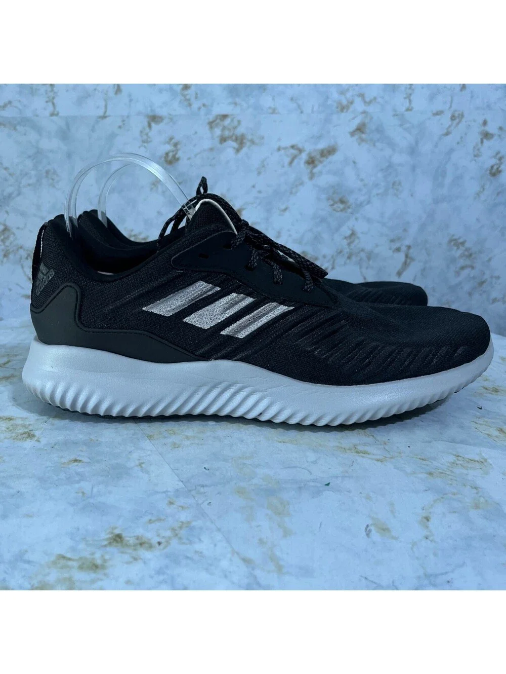 Adidas Alphabounce RC Men's Size 12 Running Shoes Black Gray Athletic Sneakers